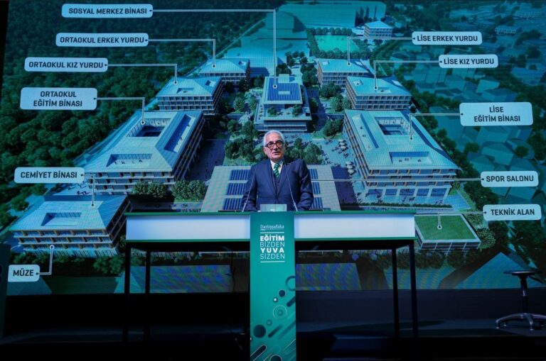 1500 öğrenci kapasiteli, son teknolojiye sahip yeni kampüsün inşaatına başlandı